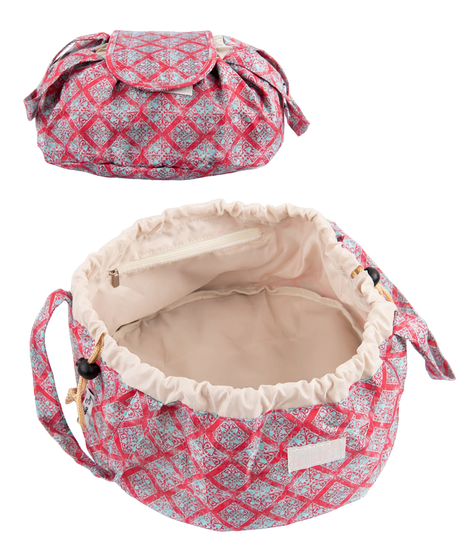 Barrel Drawstring Bag